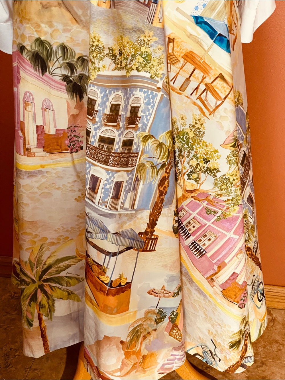 FARM Rio Scenic Pastel Multi-Color Maxi Skirt - Picture 4 of 16